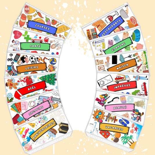 12 Enveloppes Budget Stylisées