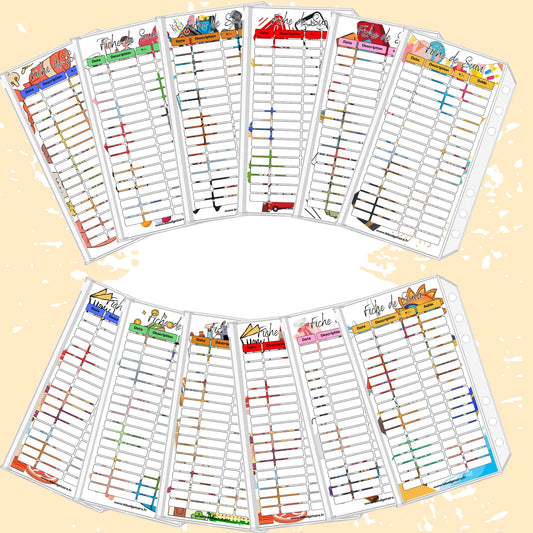 12 Enveloppes Budget Stylisées