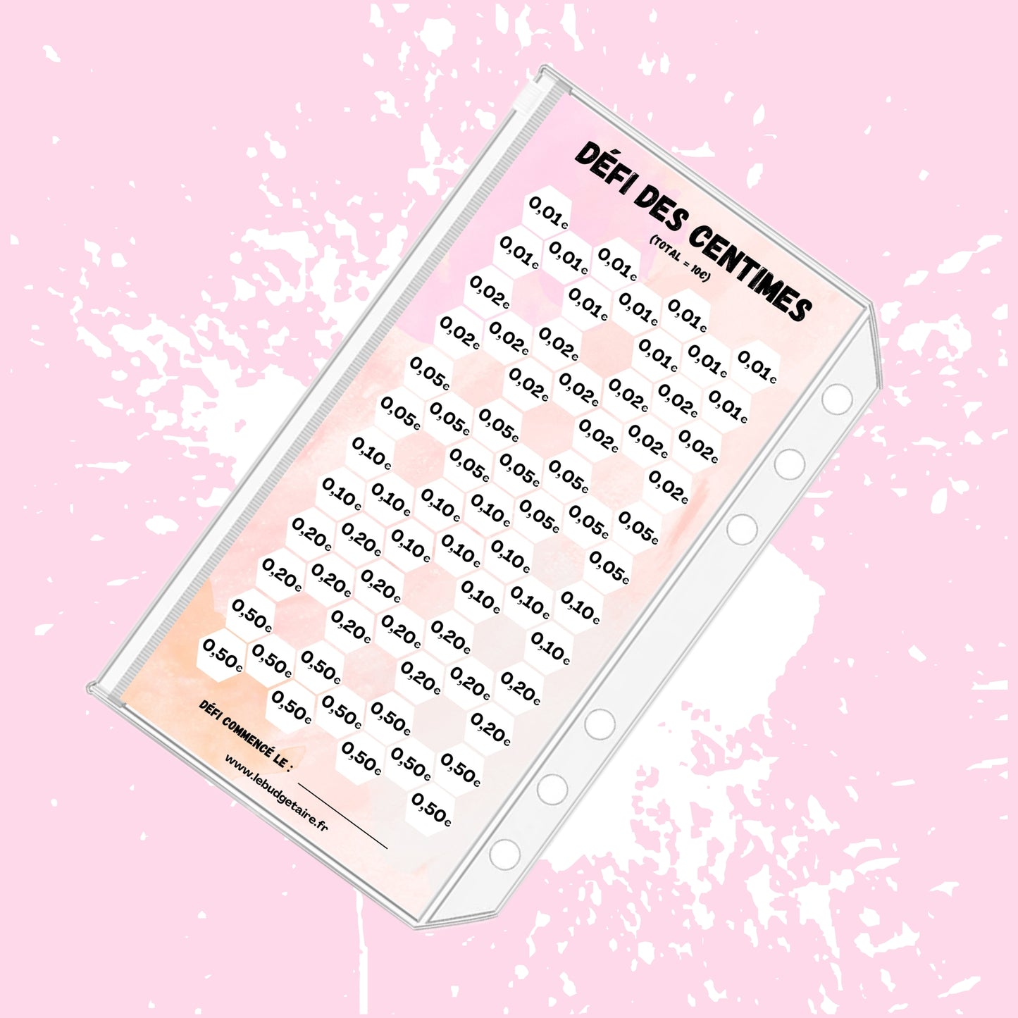 Enveloppe Défi des Centimes