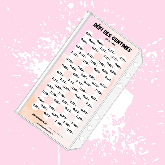 Enveloppe Défi des Centimes