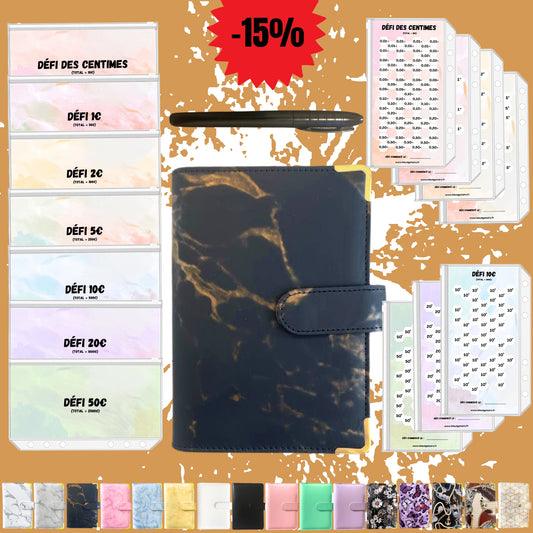 Pack Defi marbre noir