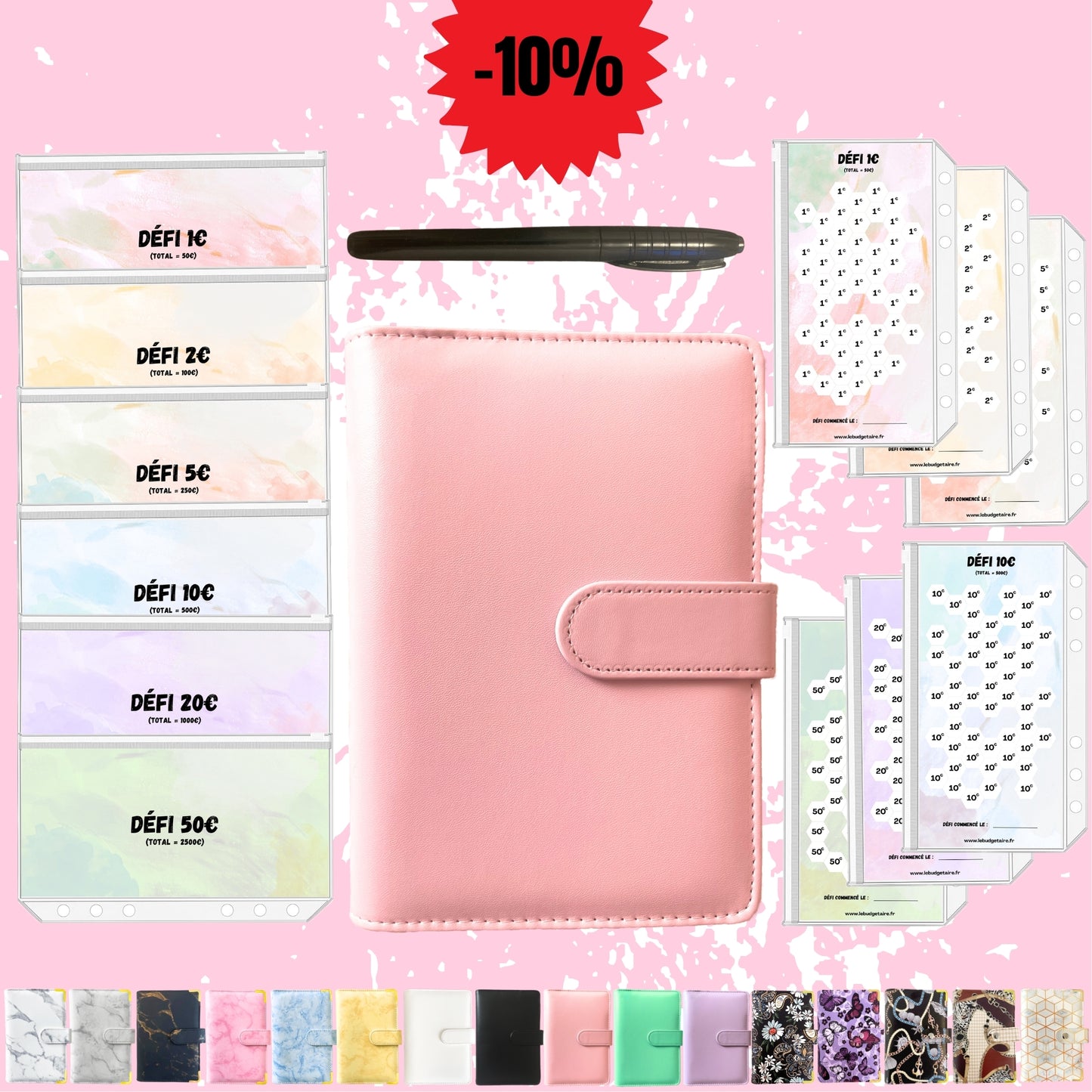 Pack Defi uni rose