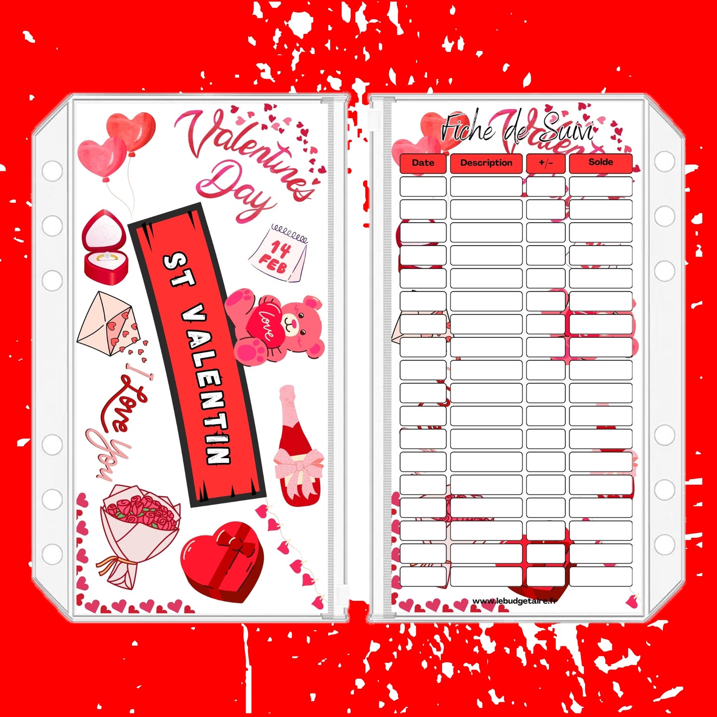 Enveloppe Budget "St Valentin"