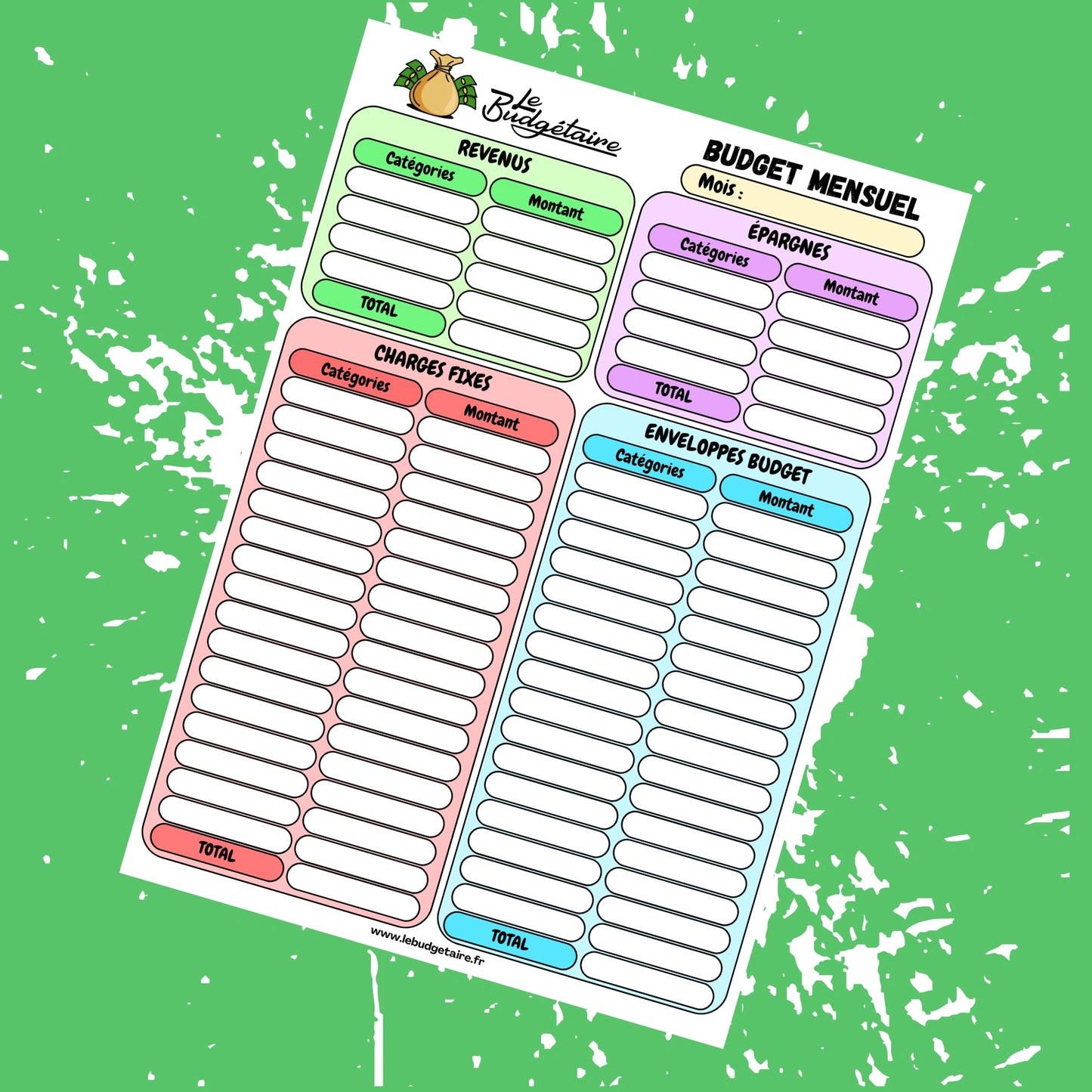 Fiche Gestion Budget (format numérique)