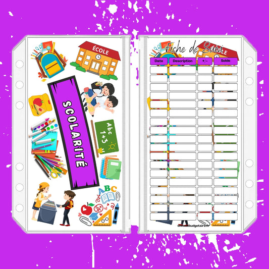 Enveloppe Budget "Scolarité"