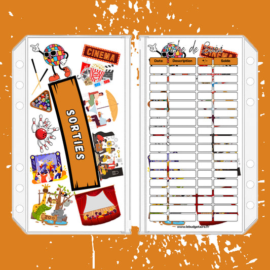 Enveloppe Budget "Sorties"